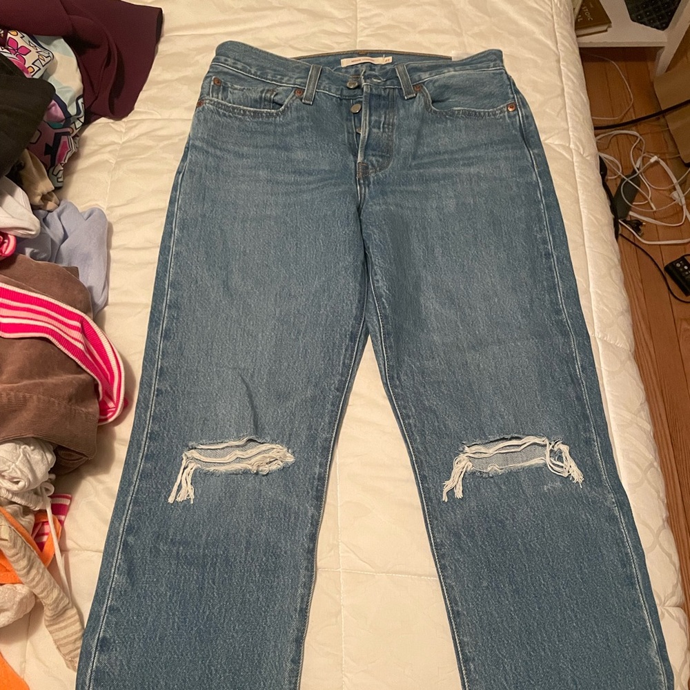 Levi’s wedgie straight leg jeans